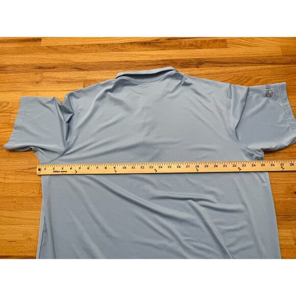 Peter Millar Summer Comfort Men's XL Blue Polo Polyester Shirt Performance Golf - Picture 8 of 10
